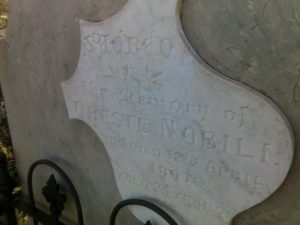 Memorial to Oresti NOBILI