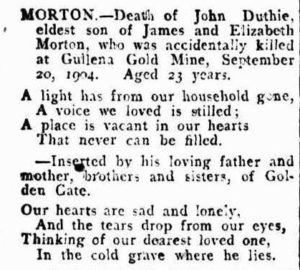 Gullewa MORTON Kalgoorlie Western Argus 18 October 1904, page 16