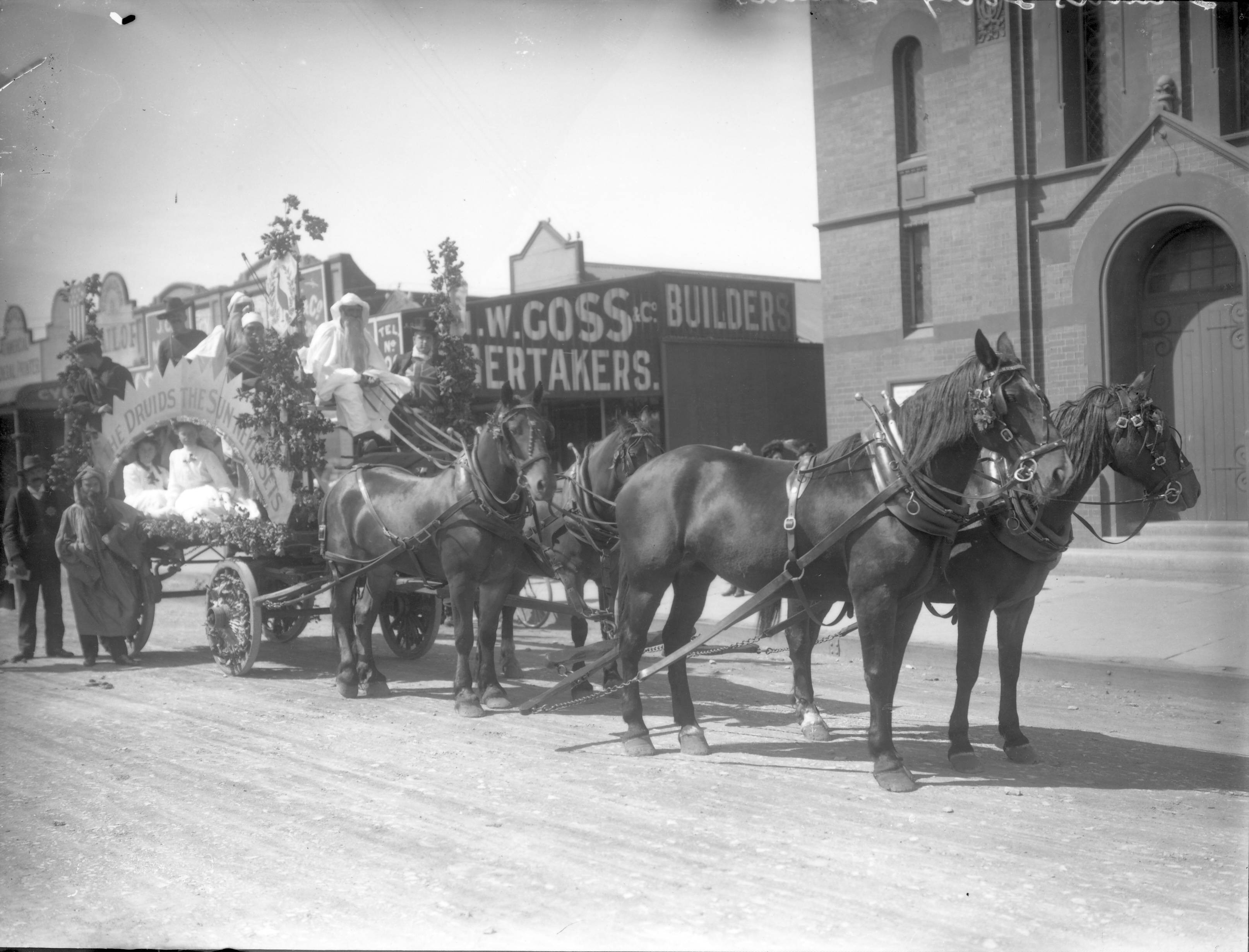 Goss Funeral Directors outside of Queens Church