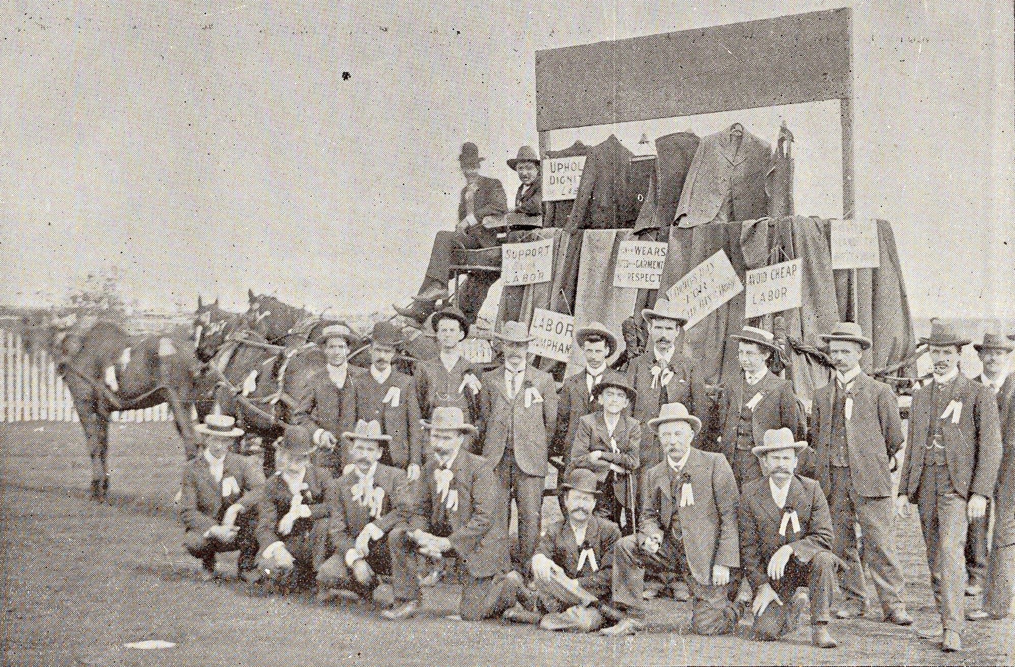 Tailors Union Float in 1904