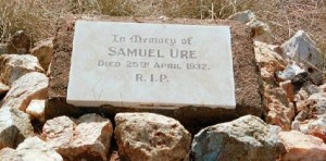 Plaque to remember Samuel URE