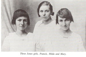 Francis, Hilda and Mary Jones