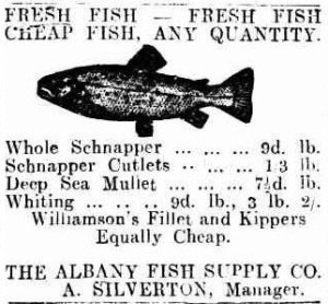 Albany Fish Supply Co Ad