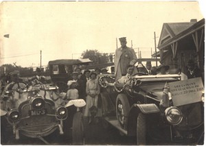 General Pau at the Kalgoorlie Railway Station in 1918