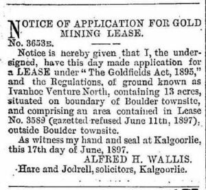 Kalgoorlie Miner (WA : 1895 - 1954), Saturday 19 June 1897, page 7