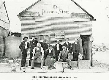 The Pioneer Store George Coopers Store Gindalbie 1905