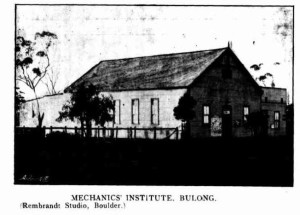 Mechanics Institute Bulong 1904