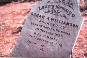 Sarah A Williamson Bardoc