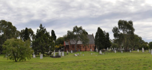 East Perth Cemetery and church.