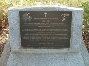 Annie Dorrington - Karrakatta Cemetery