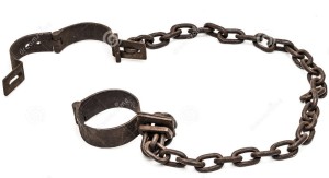 old-chains-shackles-used-locking-up-prisoners-slaves-56453740