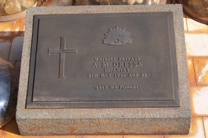 Plaque on Dressa Family Grave, Andy Dressa