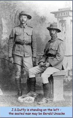JS Duffy on left the seated man may be Gerald Uniacki