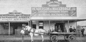 Messrs Henderson and MacGoerge Forwarding Agents Forrest Street, Kalgoorlie 1901