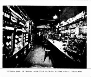 Interior of Bricknells Store 25.12.1901