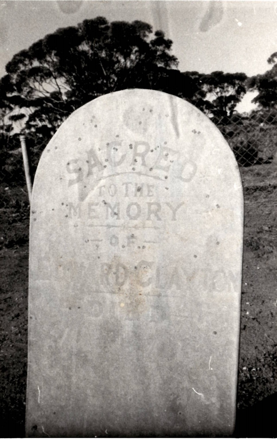 Edward Clayton Red Hill Cemetery (Kambalda)