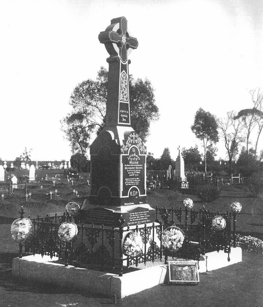 Grave of William Burke Kalgoorlie Cemetery 1909