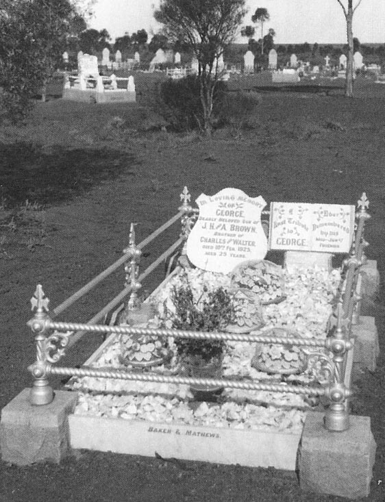 George Brown Feb 1925 Kalgoorlie Cemetery