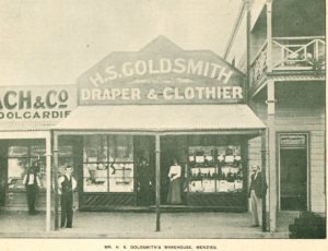 H S Goldsmith Draper Menzies 1901