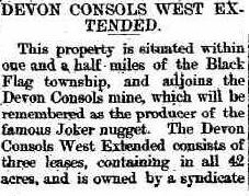 Inquirer and Commercial News 15 May 1896 Black Flag