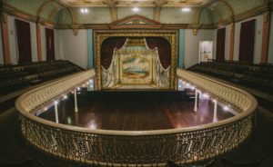 Goatcher Curtain from the Dress Circle, Boulder Town Hall