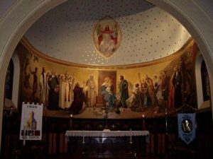 Mural by Goatcher in the Anglican Church Collie WA