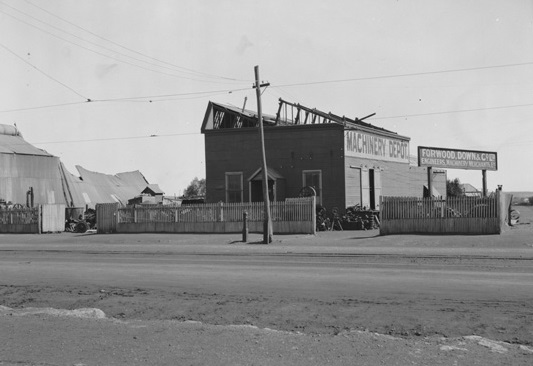 Storm Damage 1928 Forwood and Down