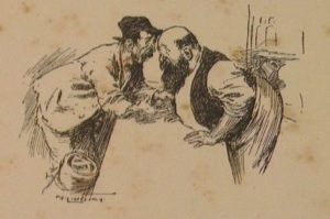 Sketch of Lawson and Webb from "When I was King" 1905