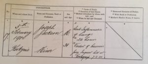 Joseph Jackson AKA Joseph McKELVIE