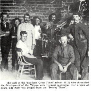 Staff of the Southern Cross Times