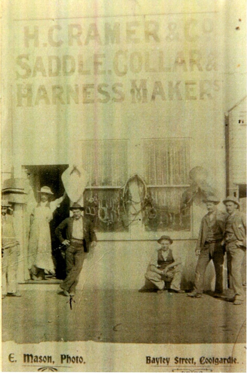 H Cramer Saddler and Harness Maker, Bayley Street Coolgardie 1903