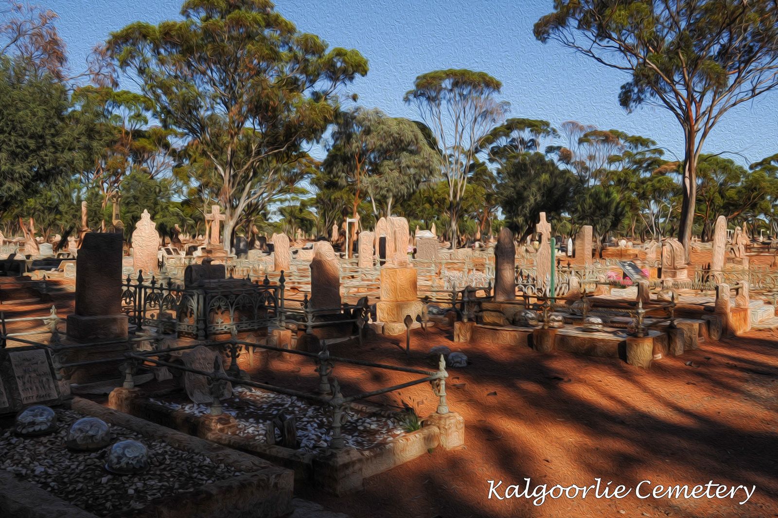 Kalgoorlie Cemetery by Paul Tonkin