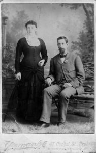 Mary Dudley (formerly Steedman, later Smith) and Lionel Dudley. Mary and Lionel circa 1882. They were married on 25th June 1882 in Melbourne, Victoria.