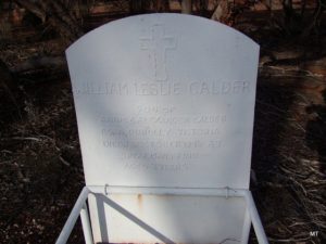 Grave of William Leslie CALDER