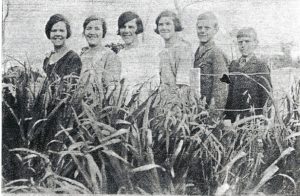 Left to right: Valerie, Leila, Jean, Norma, Aubrey and Vernon.