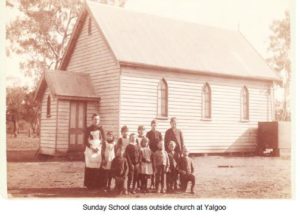 Sunday School outside of Church Yalgoo