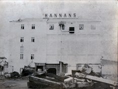 Hannans Brewery being Demolished