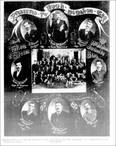 Presented to Hugh McMahon 10th April 1906