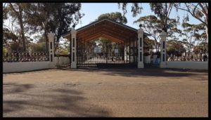 Kalgoorlie Cemetery Gates 2017 - photo Danelle Warnock