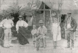 Left to right – Fred Adolph age 25 wife Elizabeth Son -Frederick William - Bill Adolph age 22- girl – Otto Adolph age 19