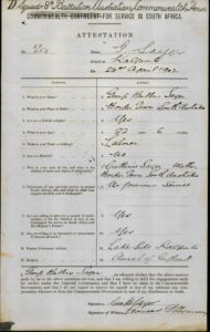 George Butters SAYERS - Attestation Paper
