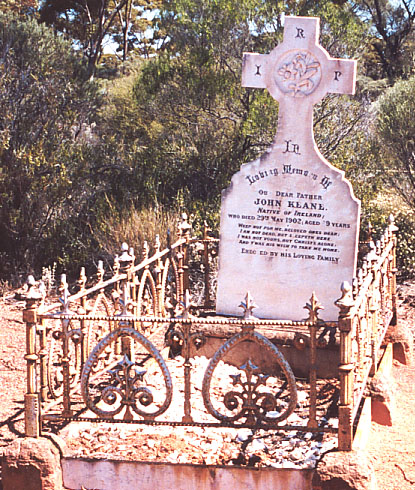 Grave of John KEANE d. 29 May 1902 age 49