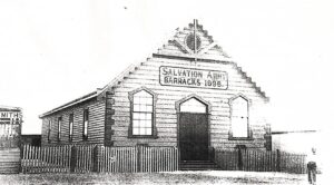 The First Salvation Army Barracks in Sylvester Street, Coolgardie 1896 - Photo SLWA