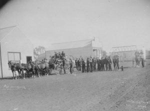 Mail Coach Leaving the Black Range 1905