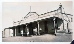 At Peak Hill Palace Hotel about 1928 Audrey, Nan, Dan, Miss Keely (Governess) Oliver