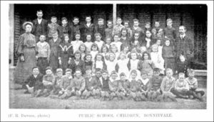 Bonnivale State School, 1906, Head teacher far right, Mr Bernard Paul PAECH