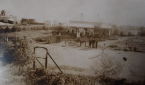 Tennis Court next to the Mine Manangers House at Woolgar
