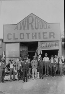 A W Rodda, Clothier, Bayley Street, Coolgardie 1898