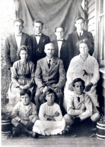 The Frank Family at their home in Sylvester Street Coolgardie c1919