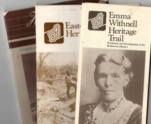 Some of the Heritage Trail books.